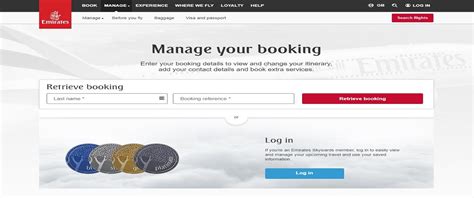 emirates manage booking meals